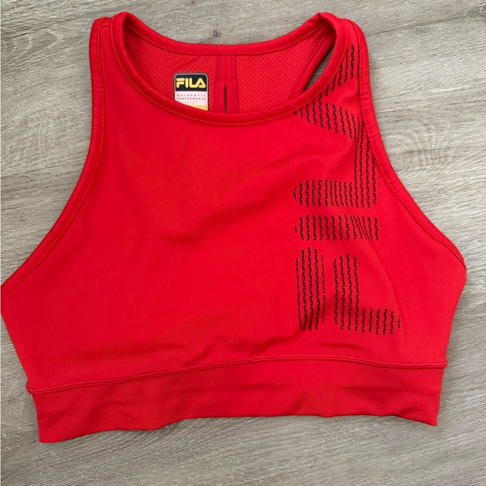 Fila Women's Red Sports Bra, medium
